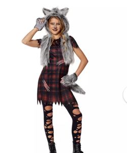 Girl wolf costume