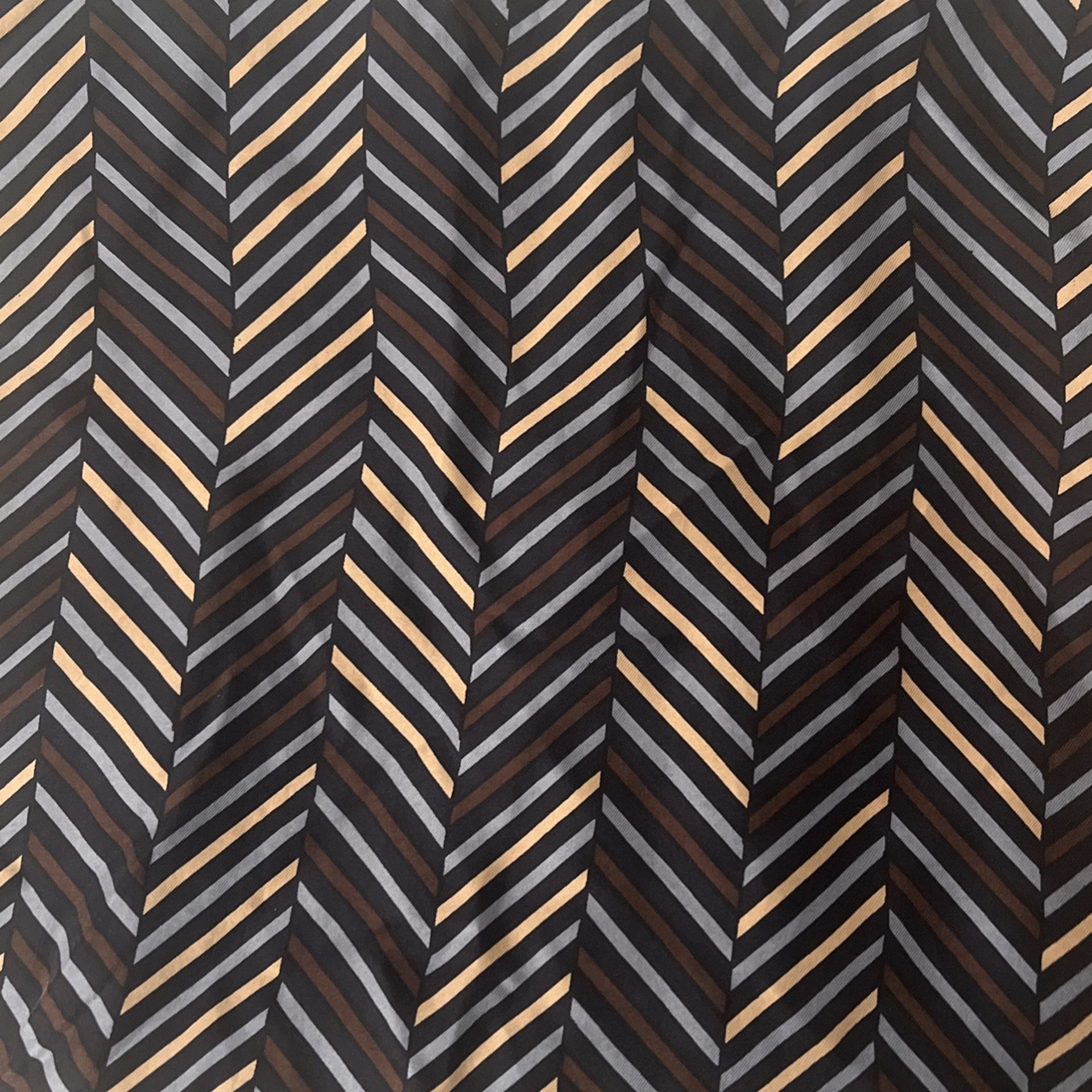 Chevron Silk Scarf  