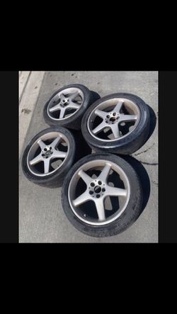4 — 215/45r17 5x100 5x3.94 Stock Toyota Celica Matrix Impreza Prius Wheels Rims Tires!!!!!!!!