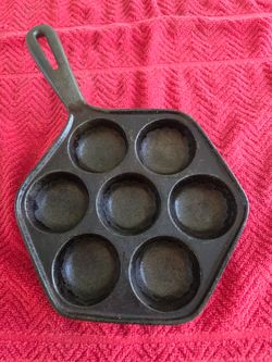 Cast Iron Aebleskiver Pan