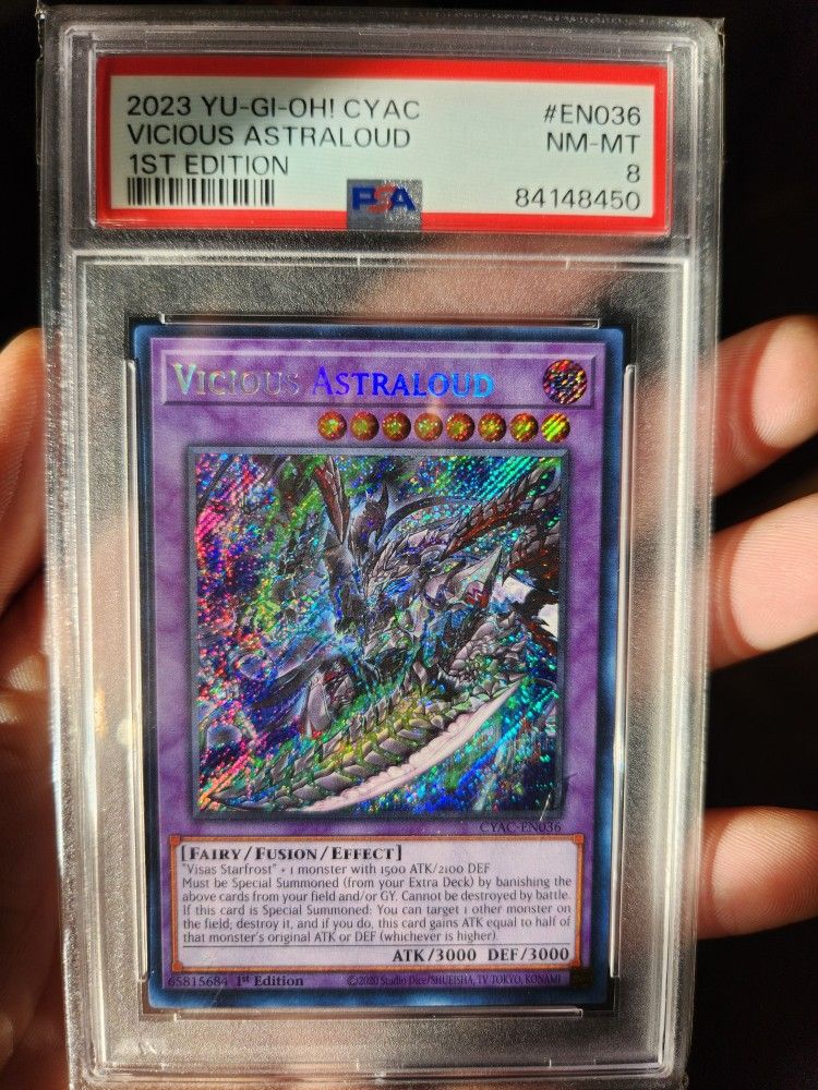 VICIOUS ASTRALOUD 1ST EDITION PSA 8
