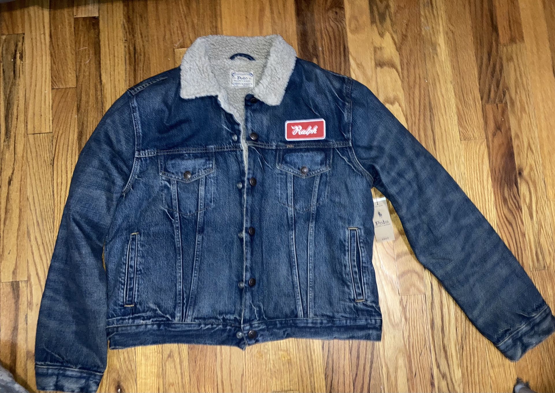 Polo Ralph Lauren Sherpa Lined Denim Jacket M