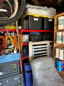 Steel shelving: set of 3