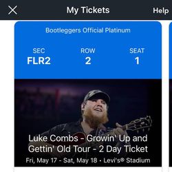 Luke Combs Tickets | 2 Days 