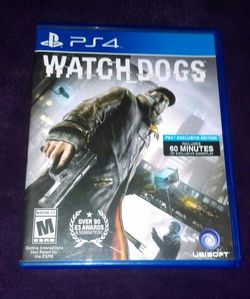 PS4 WATCH DOGS