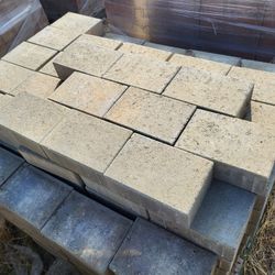 CEMENT BRICK PAVERS  $320 EACH PALLET  (~100 SQUARE FEET PER PALLET)