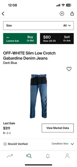 Off White Jeans “Gabardine”