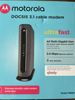 Motorola Ultra Fast DOCSIS 3.1 Cable Modem