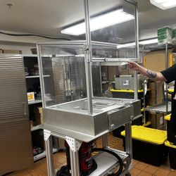3D Printer CNC Machine On Castors. Encapsulation Carrier