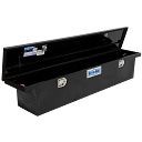 Saddle Truck Box, 69in Low-Profile, Narrow, Gloss Black, (contact info removed)3