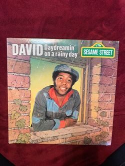 David daydreaming on a rainy day Sesame Street vinyl CTW25518
