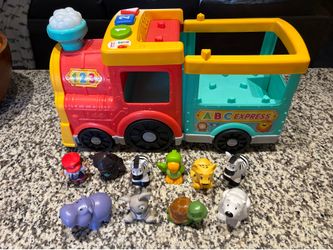 Little people learning zoo train (extra animals)