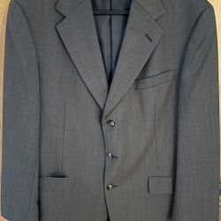 Men’s Hart Schaffner Marx Wool Blazer – Size 42R – Charcoal Gray