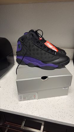Air Jordan 13 Retro Black Purple Size 10.5