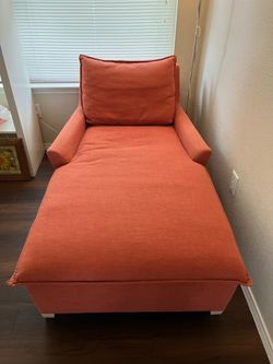 Orange Lounge Chaise