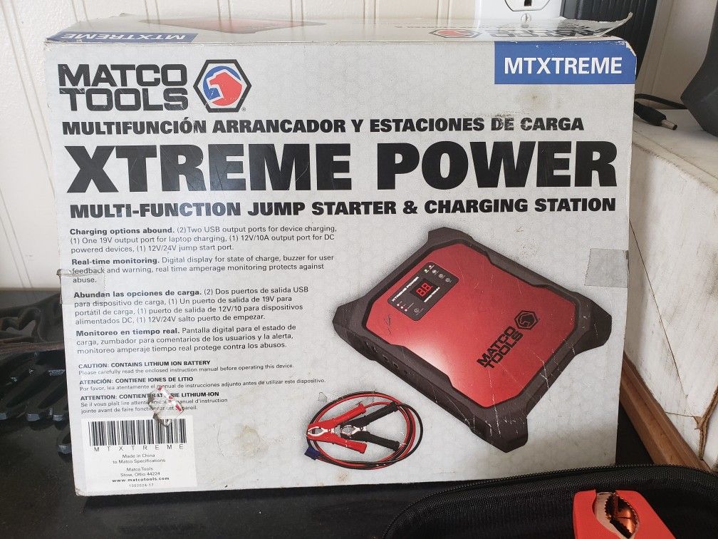 MATCO XTREME POWER BOX/JUMP STARTER for Sale in Rialto, CA