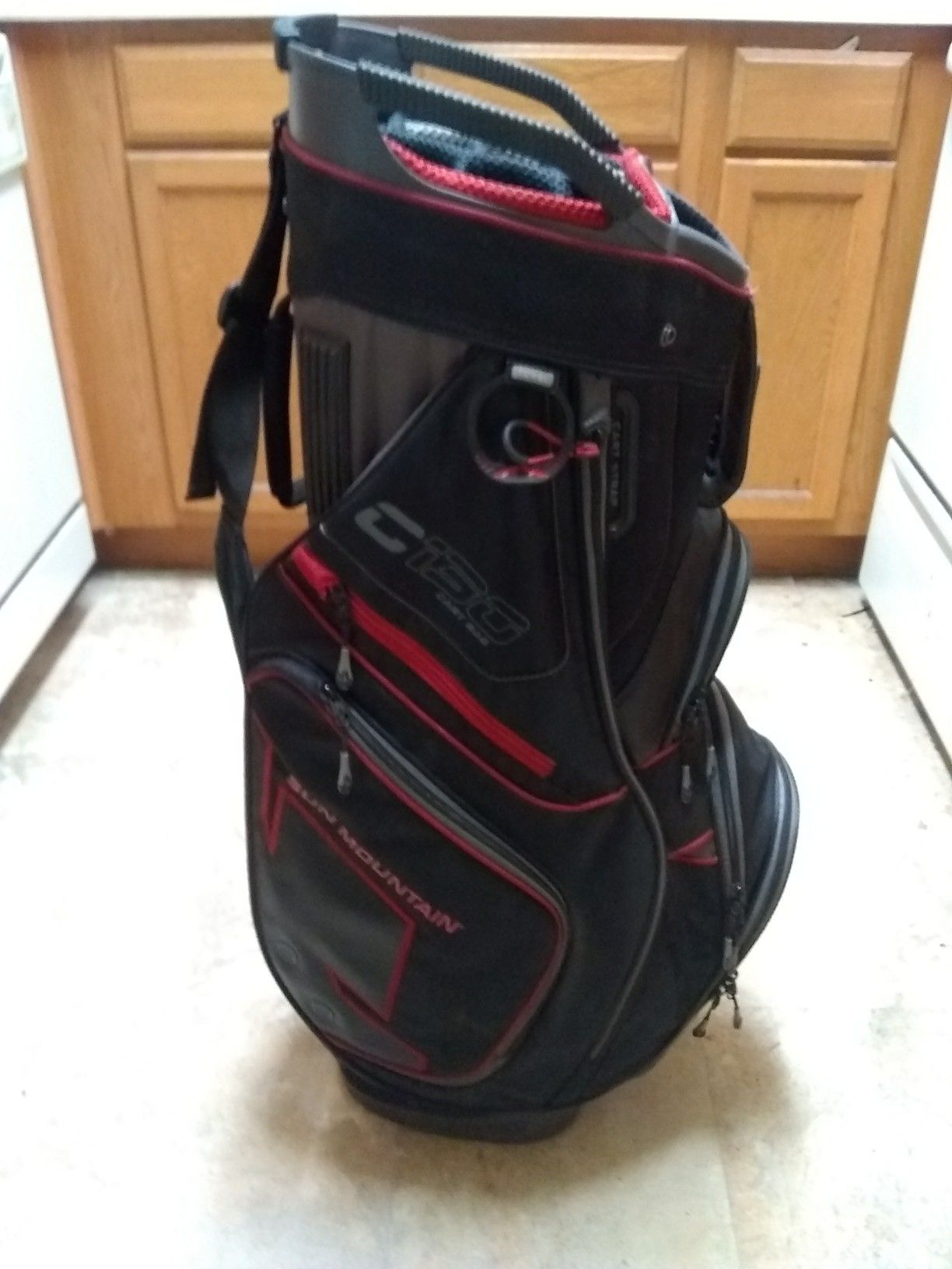 Golf Bag! Golf Clubs! Sun Mountain C-130 14 Slot Cart Bag!