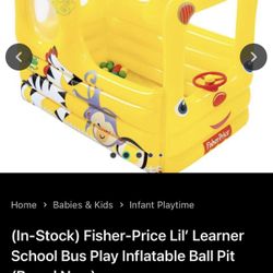 Fisher Price Inflatable Bus