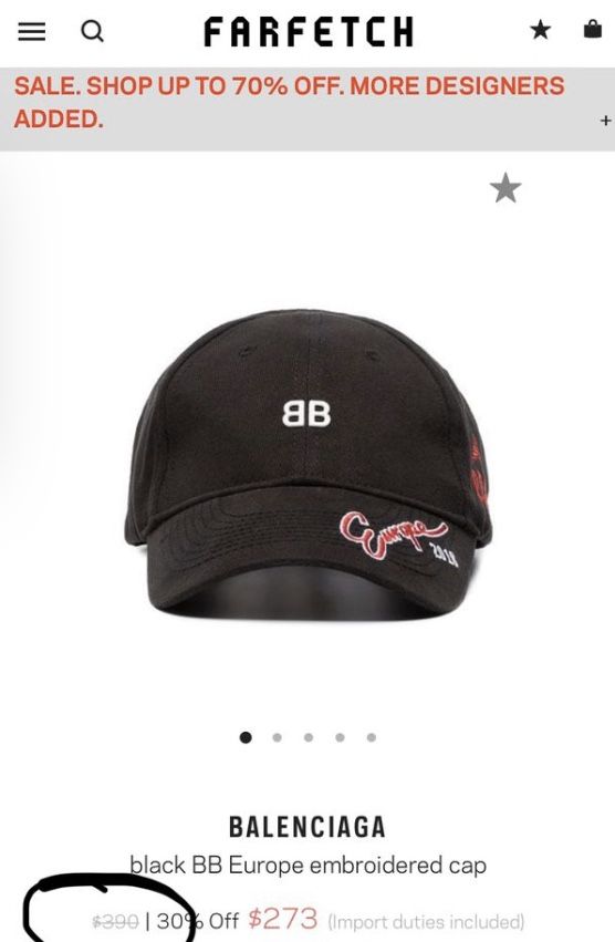 Rare Balenciaga hat