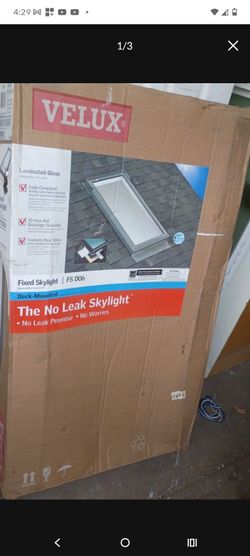 Velux FS D06 Fixed Deck-Mounted Skylight