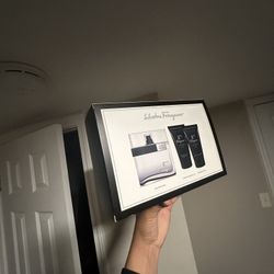 Ferragamo Black Gift Set For Him