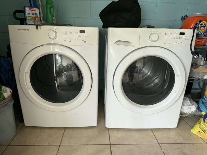 Slightly used washer and dryer