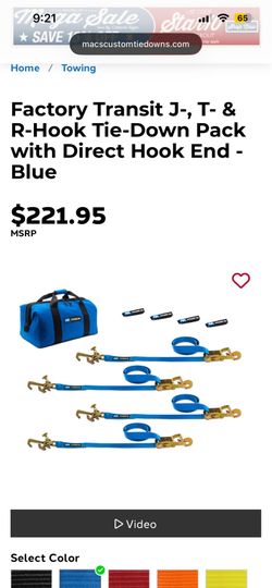 Mac’s custom tie downs