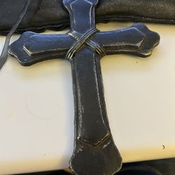 Heavy solid cast iron cross