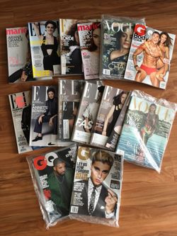 Different magazines for sale