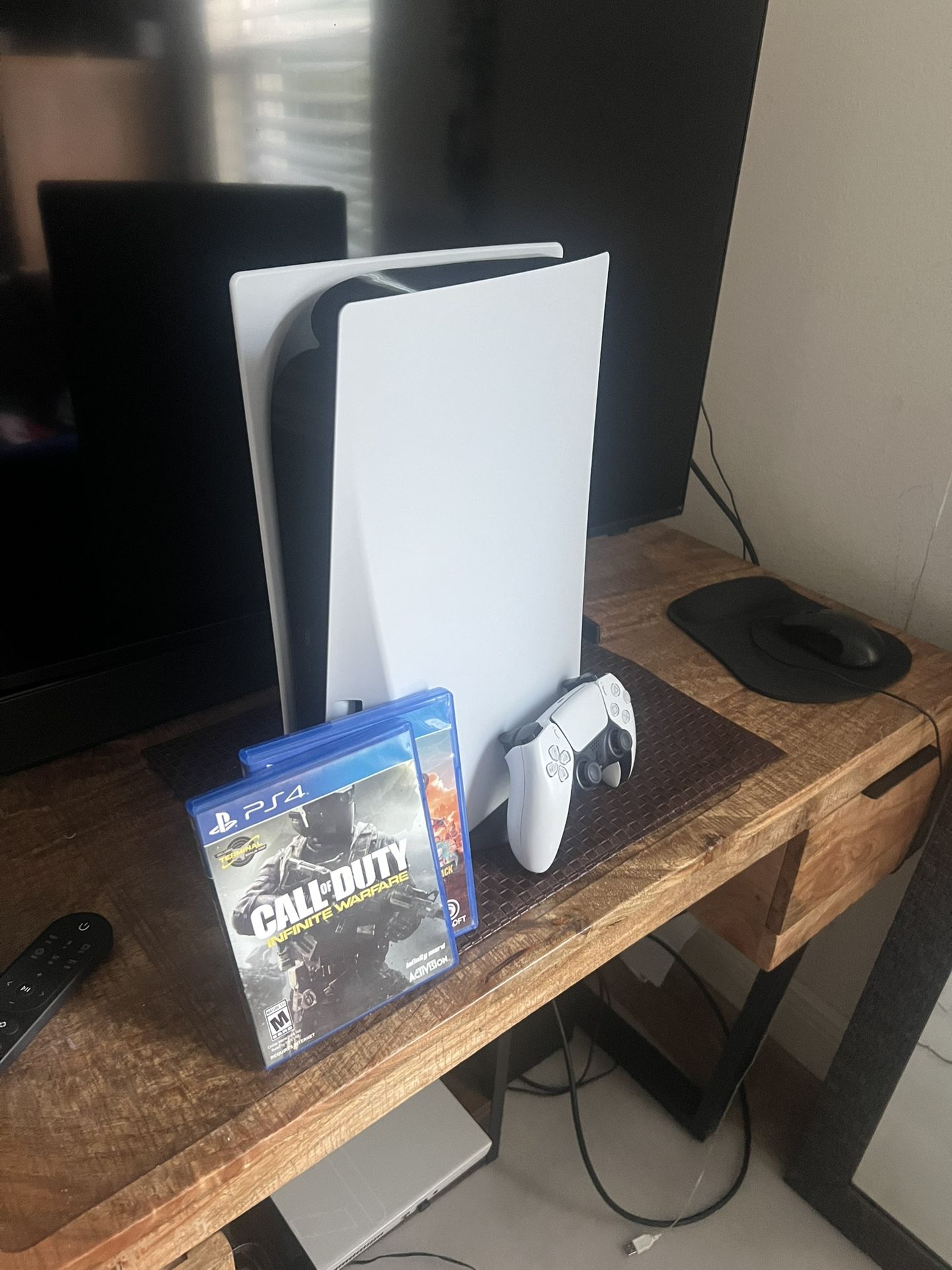 Ps5 Original Disk Not Slim W/ Games And Controller