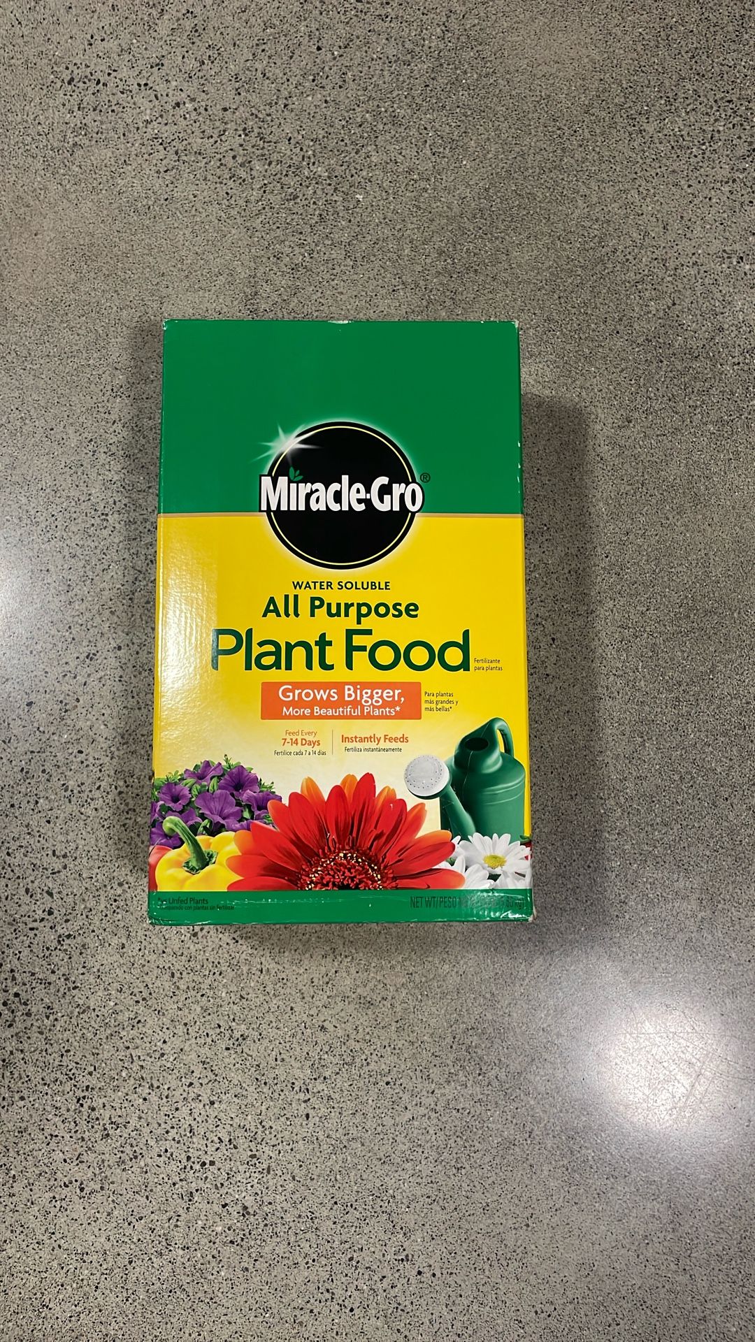 12.5 Pounds Of Miracle Grow (sealed Box)
