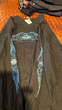 Harley tshirt long sleeve large