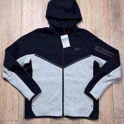 Gray And Black Medium Nike Tech Fleece
