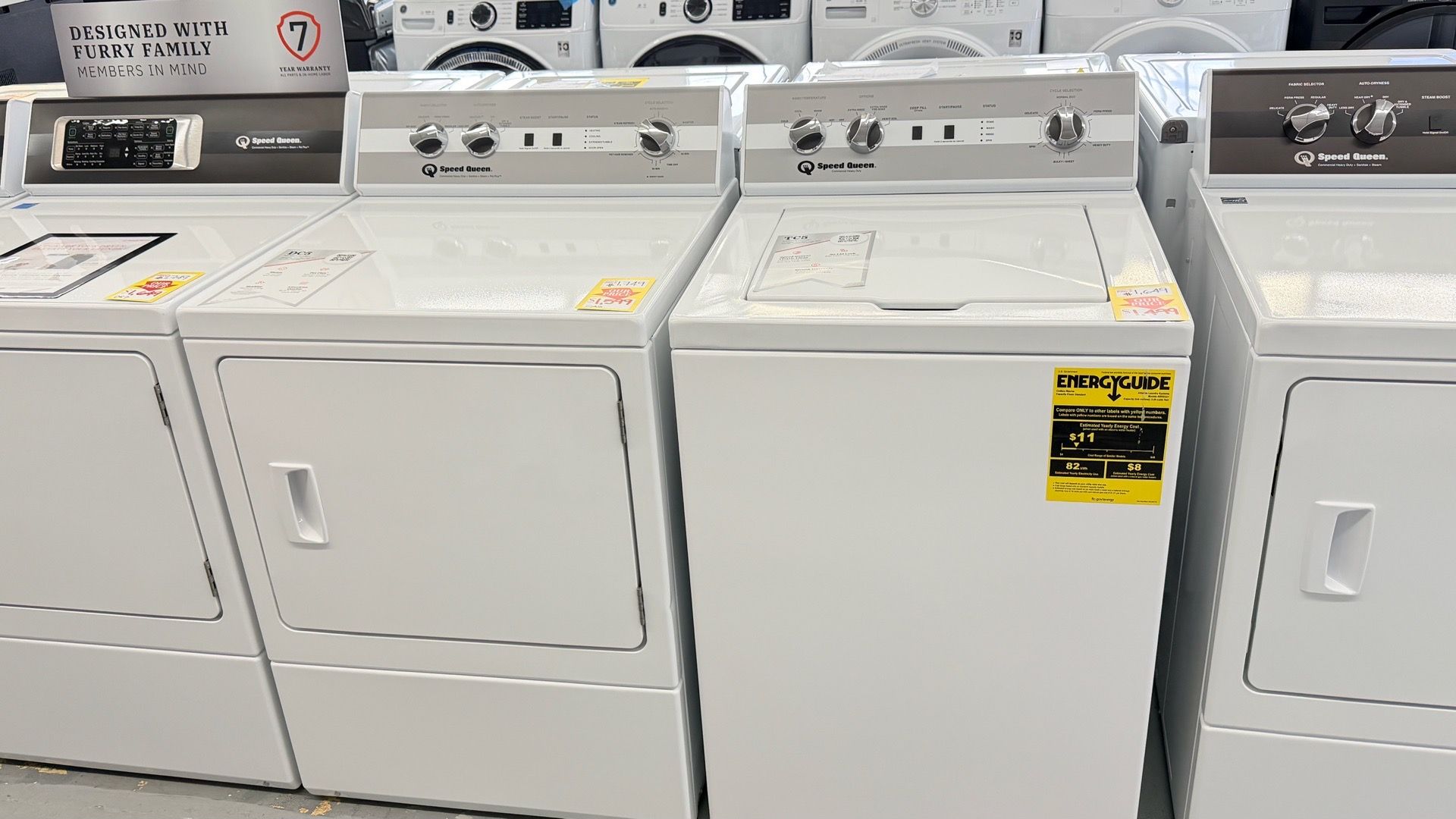 New Speed Queen Washer And Dryer TC5 And DC5