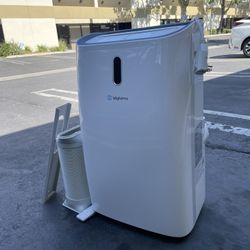 14,000 BTU Portable Air Conditioner, AC Unit With Vent Hose, Window Cover And Remote 