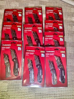 10 pack husky folding utility