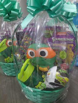 Ninja turtles Easter basket