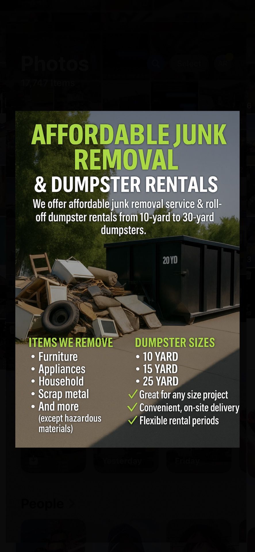 Trailers Or Dumpsters