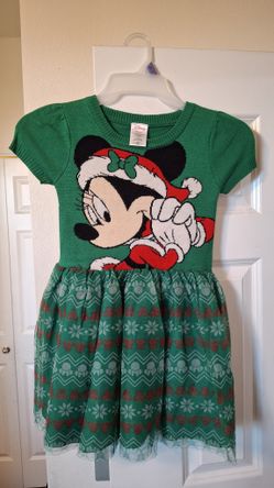 DISNEY MINNIE MOUSE CHRISTMAS DRESS. 