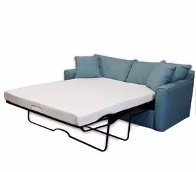 gray couch with pullout bed