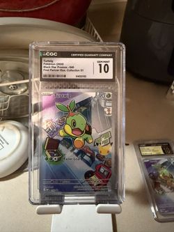 CGC Gem Mint 10 Turtwig Black Star Promo 040 Pokémon Slab