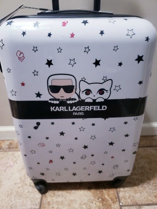 KARL LAGERFELD LUGGAGE 35 LBS