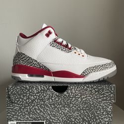Jordan 3 Cardinal Red - 10.5 M