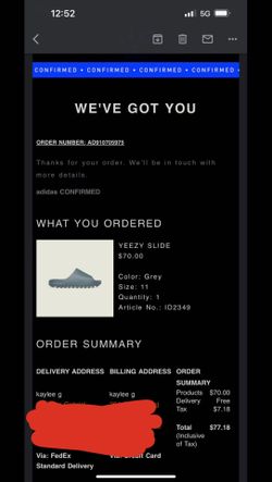 Yeezy Slides Size 11