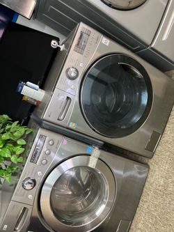 Front load washer and dryer