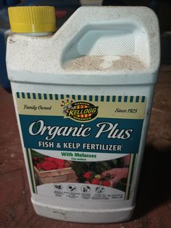 Organic Plus Fish & Kelp Fertilizer w Molasses