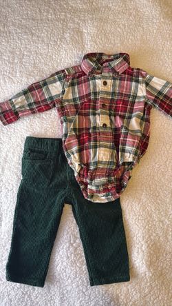 Christmas Outfit 6-9M