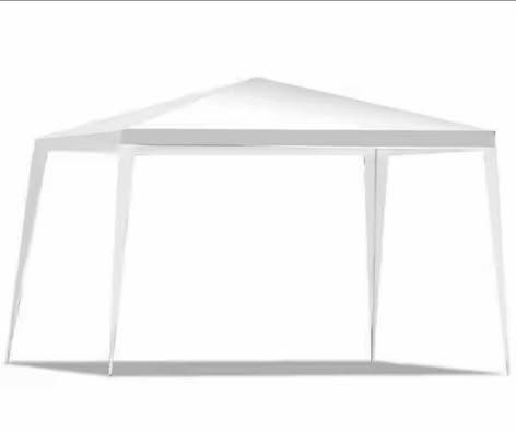 New in Box White Outdoor Event/Party Tents 10 ft. x 10 ft. Heavy-Duty Pavilion Cater Events Tent