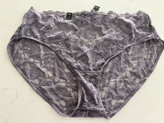 NWT Torrid Plus (5X Or Size  28)  Mauve Lace Panties With Caged Back And A Bow 