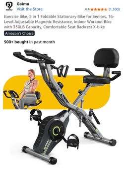 5-in-1 Folding Exercise Bike